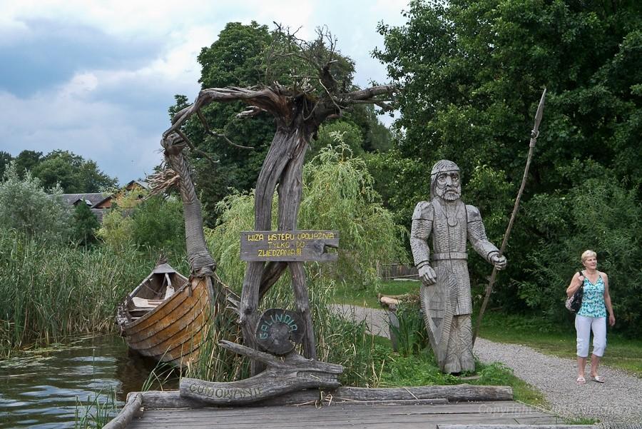 zabytkowa łódź Galindów