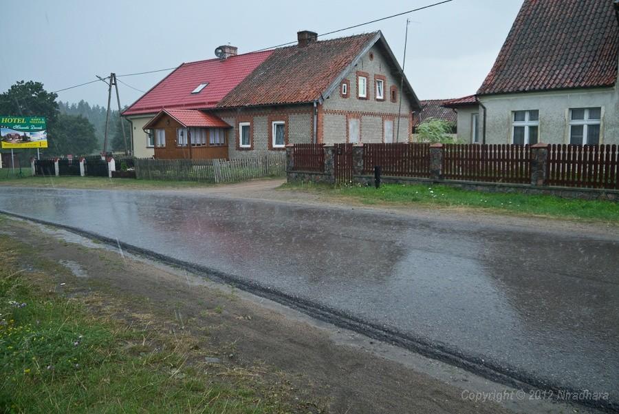 widok z przystanku
