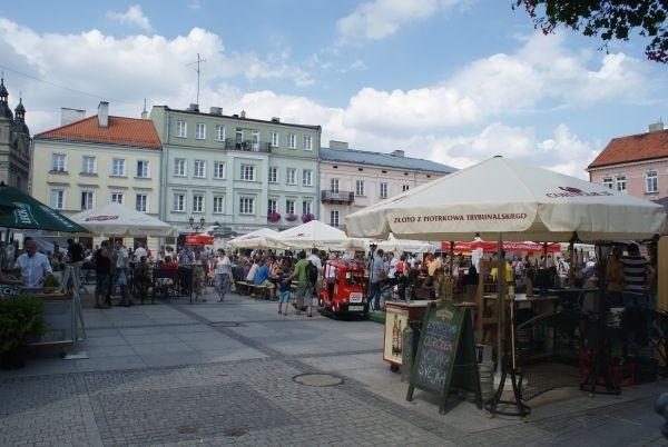 na piotrkowskim rynku Biesiada Trybunalska - coś dla piwoszy :)