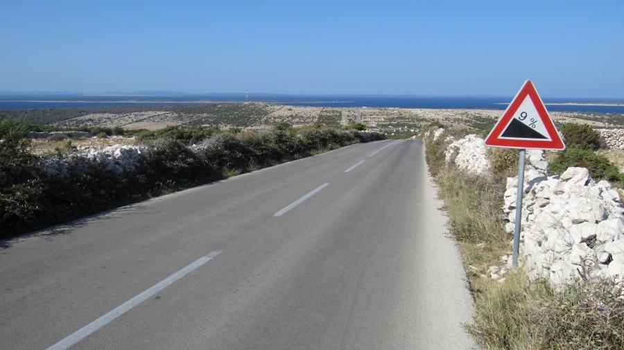 Zjazd 9% - Vmax=66,3km/h