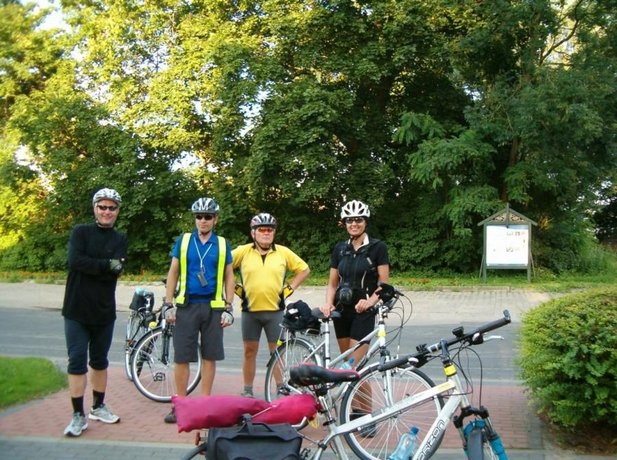 Nasza ekipa rowerowa w komplecie.