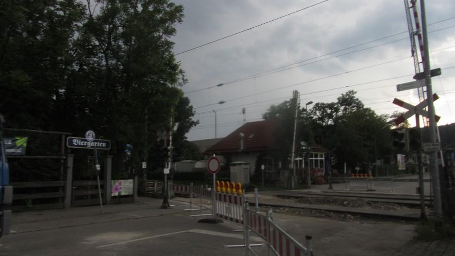 Widok na remont popoludniu