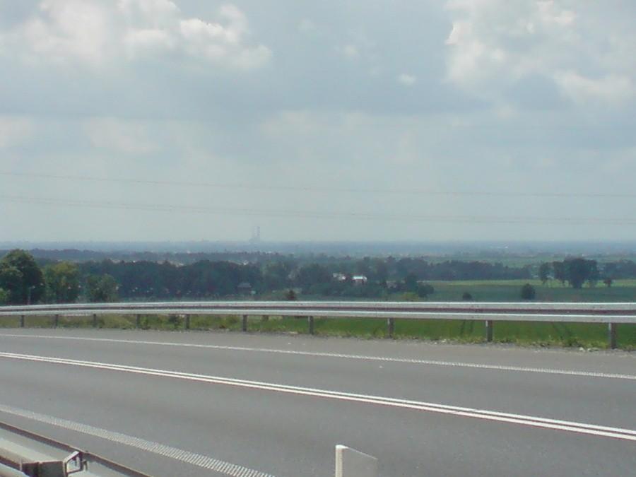 widok na wrocław zw wzgórz