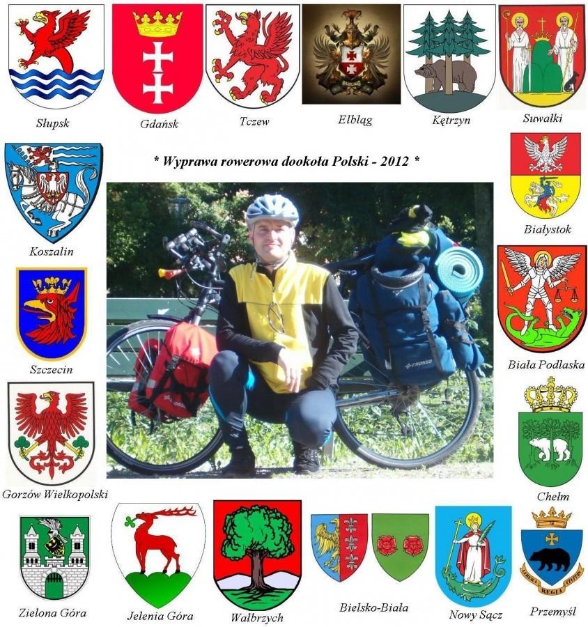 Wyprawa rowerowa dookoła Polski w 31 dni. 2408km.