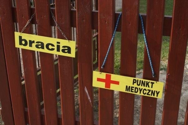 są także punkty medyczne