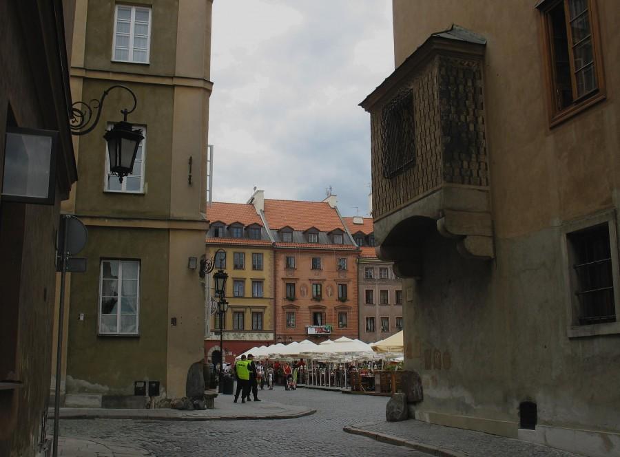 Warszawska Starówka - wykusz na Celnej