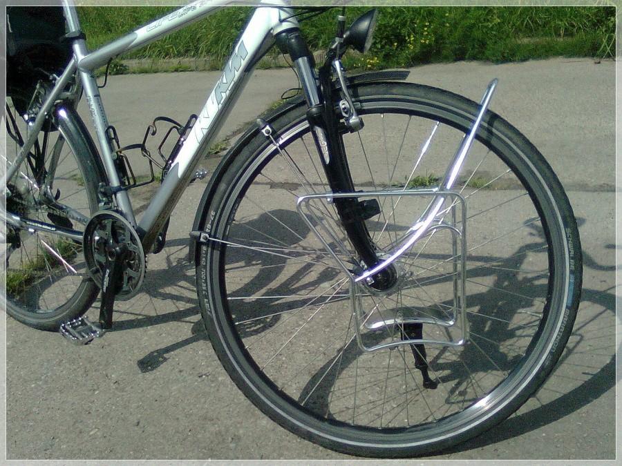 Przygotowania do wyprawki. Low-rider zamontowany na przód!