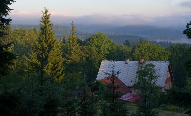 Piękny poranek w Karkonoszach
