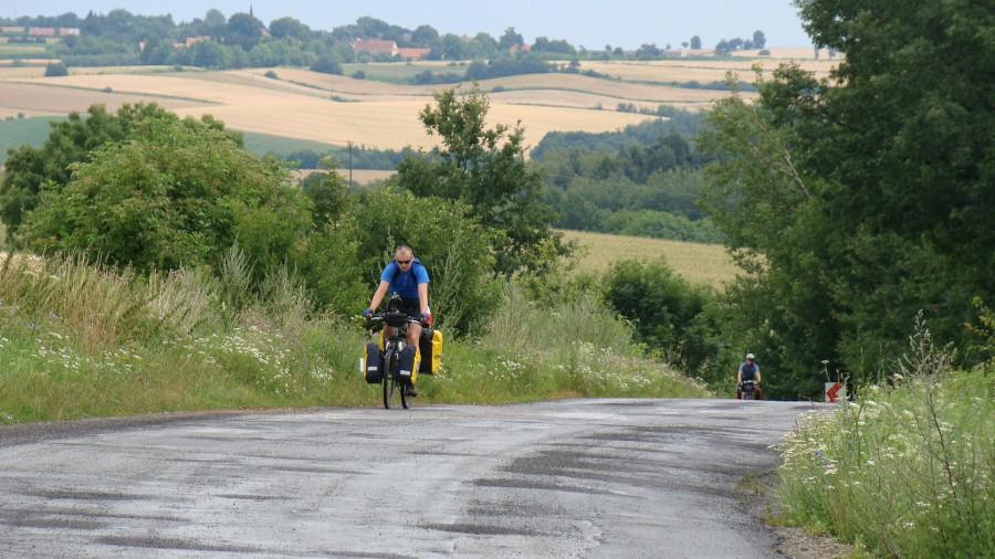 Pierwszy podjazd na trasie