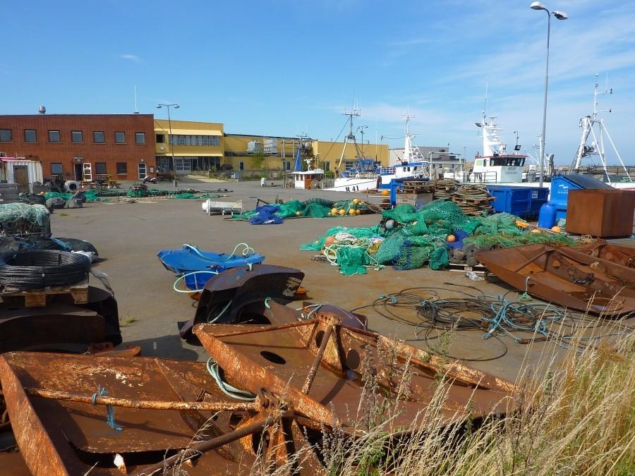 Port w Allinge. Dania również odczuła unijne ograniczenia dotyczące połowów ryb.