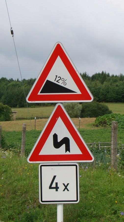 Początek trasy był mocno pofalowany