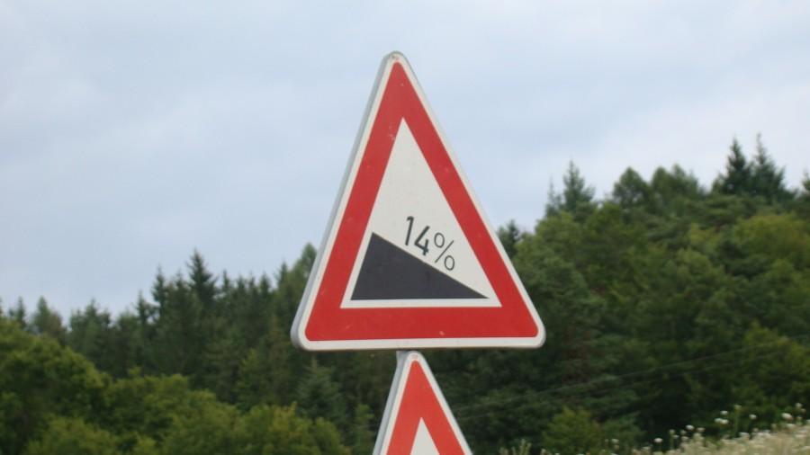 Tutaj faktycznie było stromo