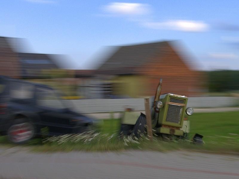 Zakręcony traktor