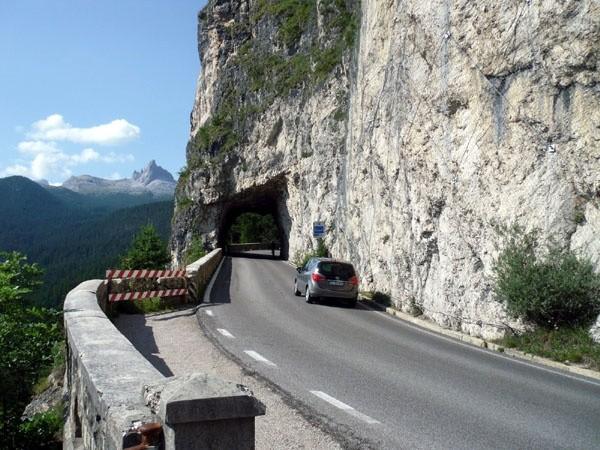 Podjazd na Passo Falzarego