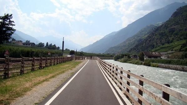 Tak wygląda ścieżka z Bolzano do Merano