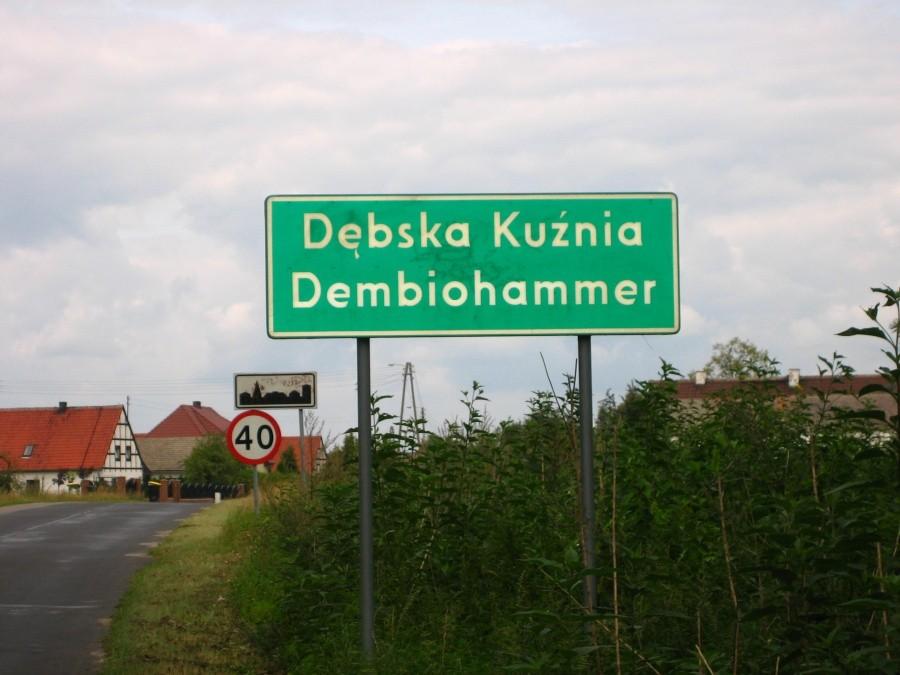 Z cyklu: absurdalne zniemczanie polskich nazw geograficznych na Śląsku Opolskim: Dębska Kuźnia