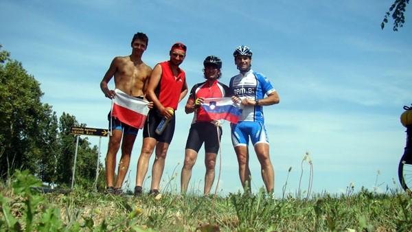 od lewej Tomek, ja, Peter, Francis