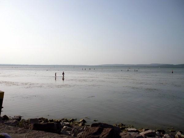 Balaton, płytki i brudny