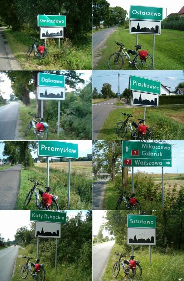 Rowerówka z Tczewa do Kąt Rybackich-Foto składanka.