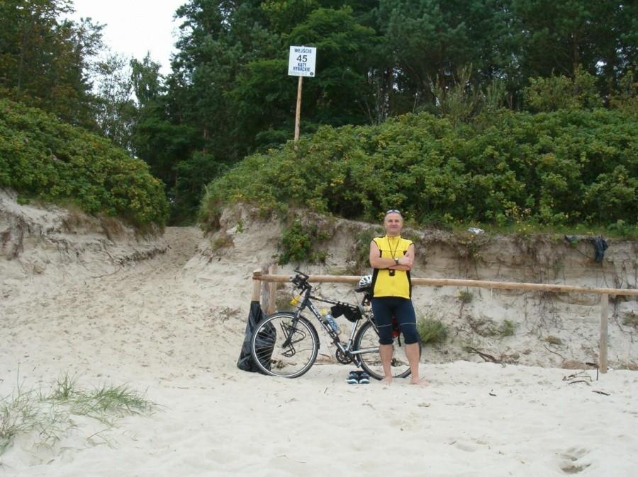 Rowerówka z Tczewa do Kąt Rybackich. Pożegnanie z plażą.