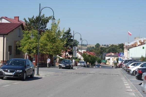jedna z ulic w Przedborzu