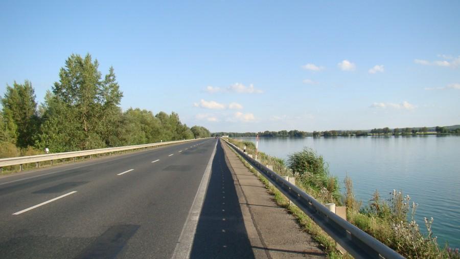 Ruchliwa, ale ładna droga do Mikulova