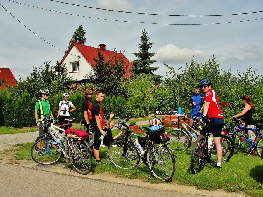 Spotkaliśmy na trasie ekipę -Rowerowy Tczew.