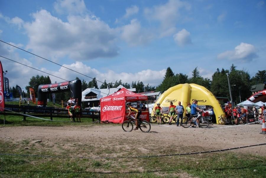 Bike Maratom - Szklarska Poręba - ostatni zakręt i 50 metrów do METY !!