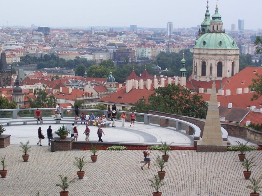 widok na Pragę -Hradczany