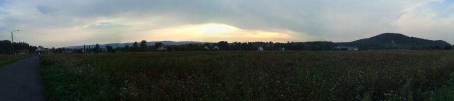Parę panoram podczas jazdy w stronę Skrzynki. 1