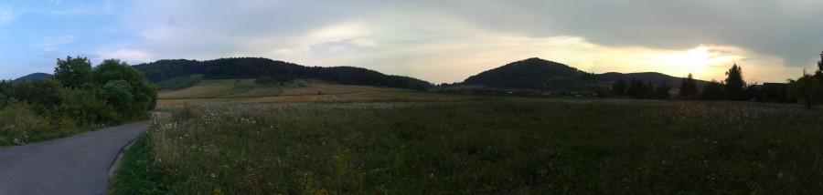 Parę panoram podczas jazdy w stronę Skrzynki. 2