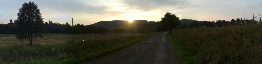 Parę panoram podczas jazdy w stronę Skrzynki. 4