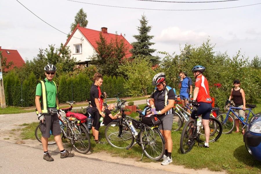 Spotkanie na trasie z grupą Rowerowy Tczew