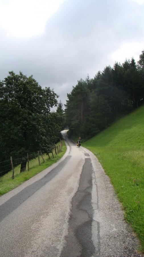 Jeden z wielu podjazdów