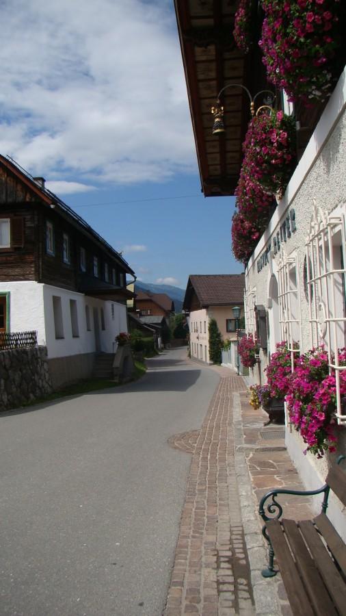 Typowa alpejska wioska