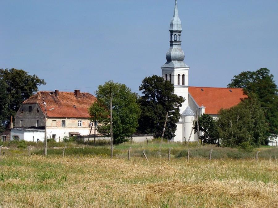 Plebania i kościół w Krążkowie
