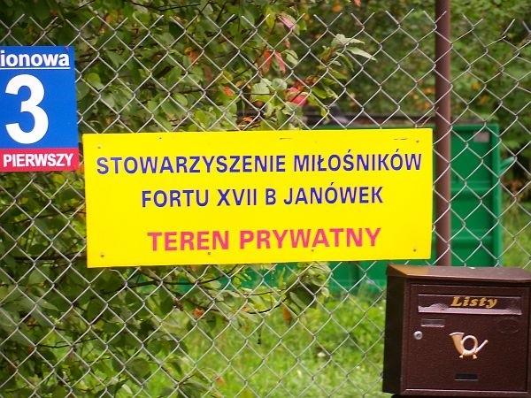 Stowarzyszenie Miłośników Fortu XVII B w Janówku, do dzisiaj nawet nie wiedziałem, że coś takiego istnieje