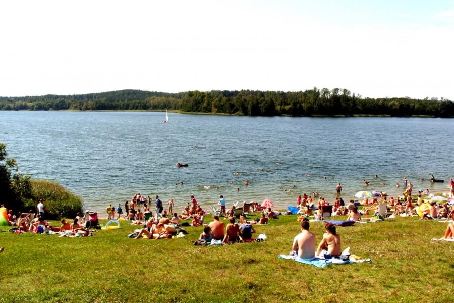 Plaża nad Jeziorem Godziszewskim