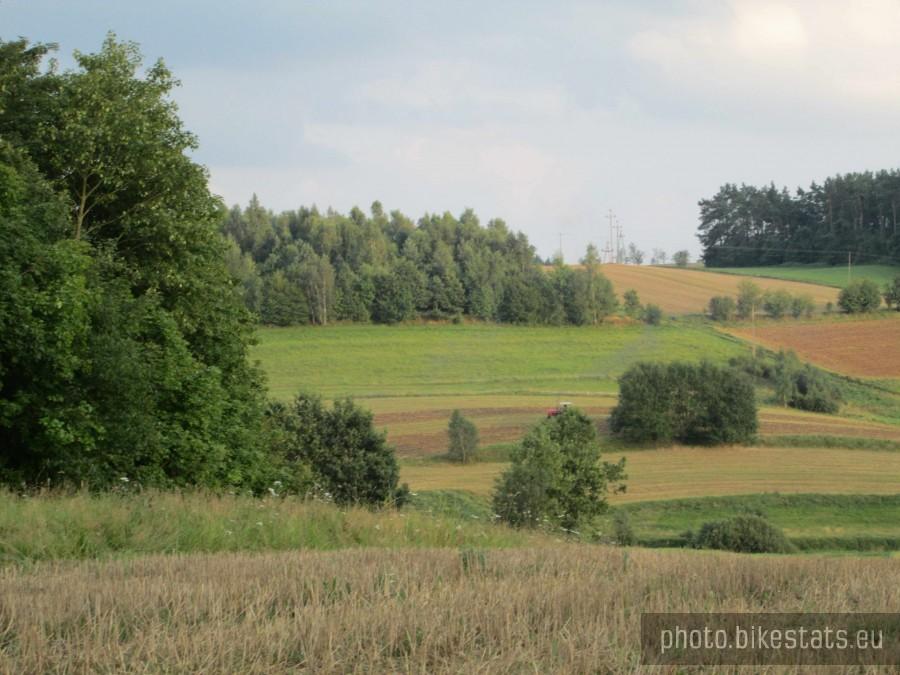 Malownicze kaszubskie pola i lasy