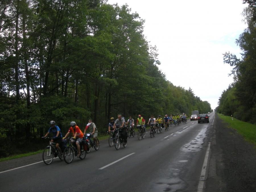 VII Piotrkowska Pielgrzymka Rowerowa na Jasną Górę - 2012 (I grupa)