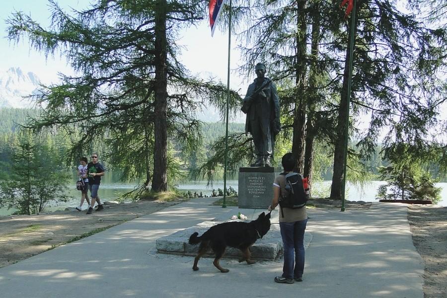 Jakiś dziwny facet, trzeba go oszczekać