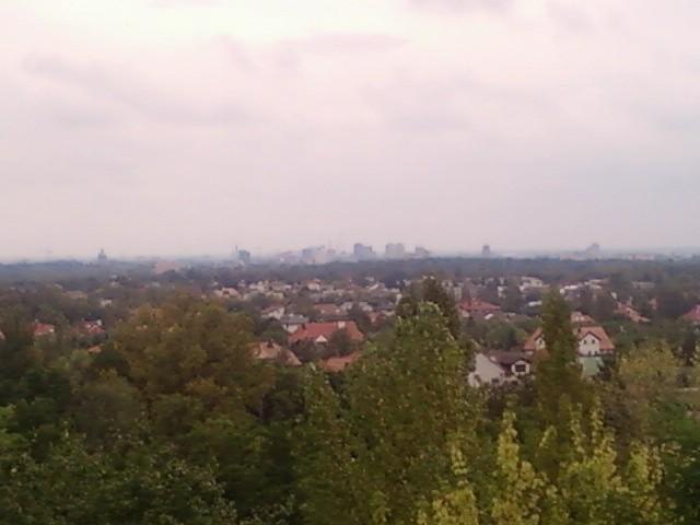 Widok w stronę centrum Łodzi