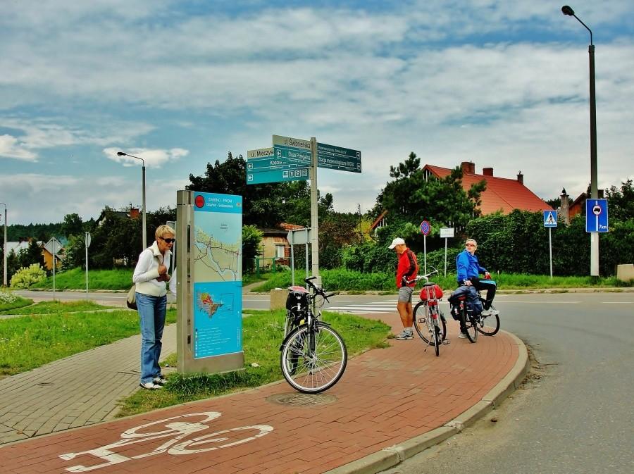 Przejeżdżamy przez Świbno.