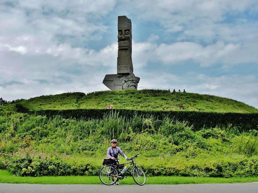 Pomnik na Westerplatte.