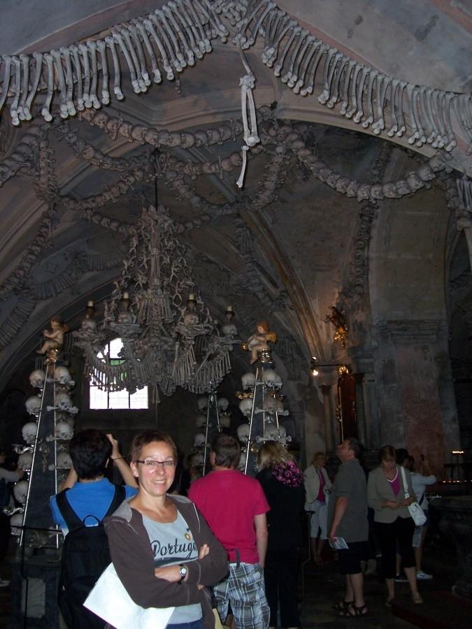 ossuarium (tzw. Kaplica Czaszek) w dzielnicy Sedlec