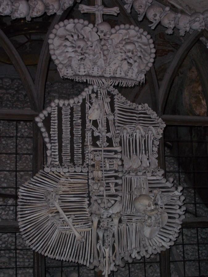 ossuarium (tzw. Kaplica Czaszek) w dzielnicy Sedlec