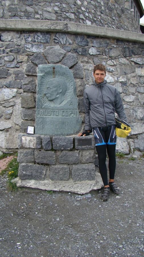 Fausto Coppi i mój ubiór na zjazd