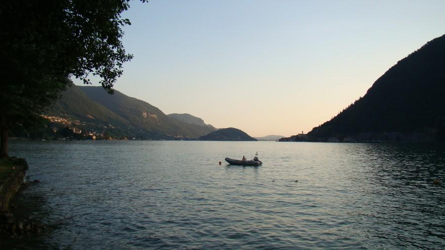 Wieczór nad Iseo
