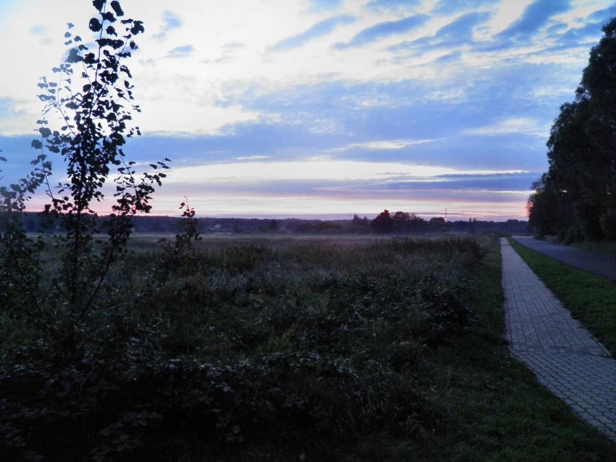 Późny wieczór pod graniczną miejscowością Blankensee - 28 sierpnia 12 r.