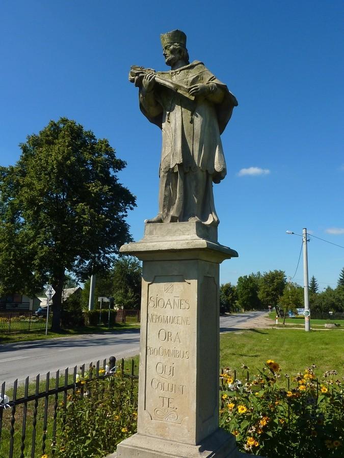 Figura Jana Nepomucena. Brzóza